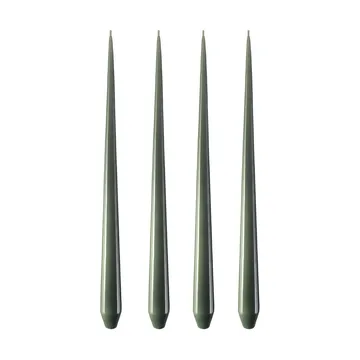 Bougie ester & erik Lot de 4 laquée - green soil, 32 cm - ester & erik