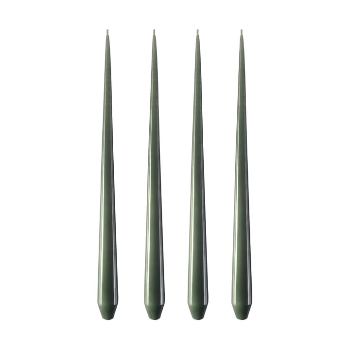 Bougie ester & erik Lot de 4 laquée - green soil, 42 cm - Ester & erik