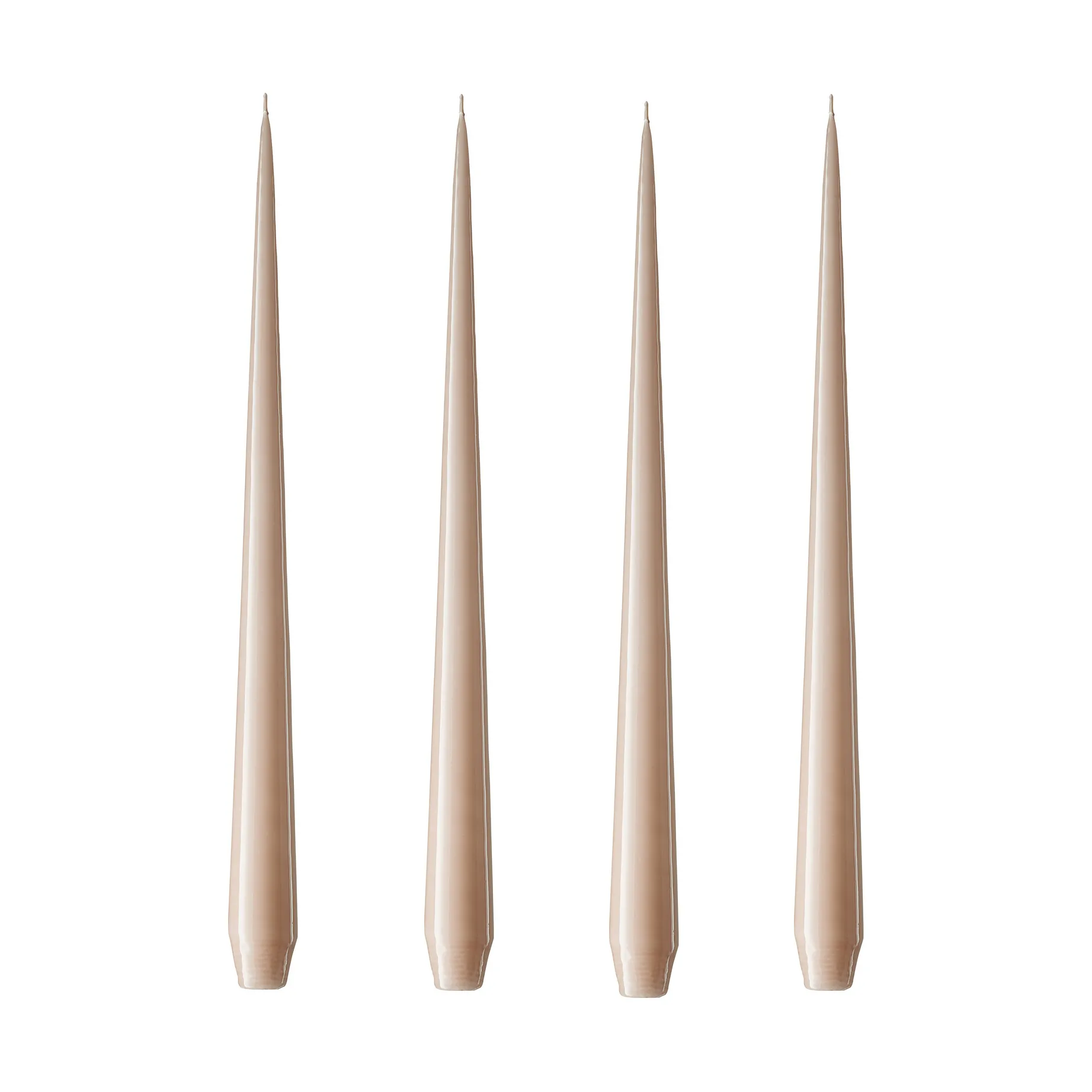 Bougie ester & erik Lot de 4 laquée, ice latte, 32 cm ester & erik