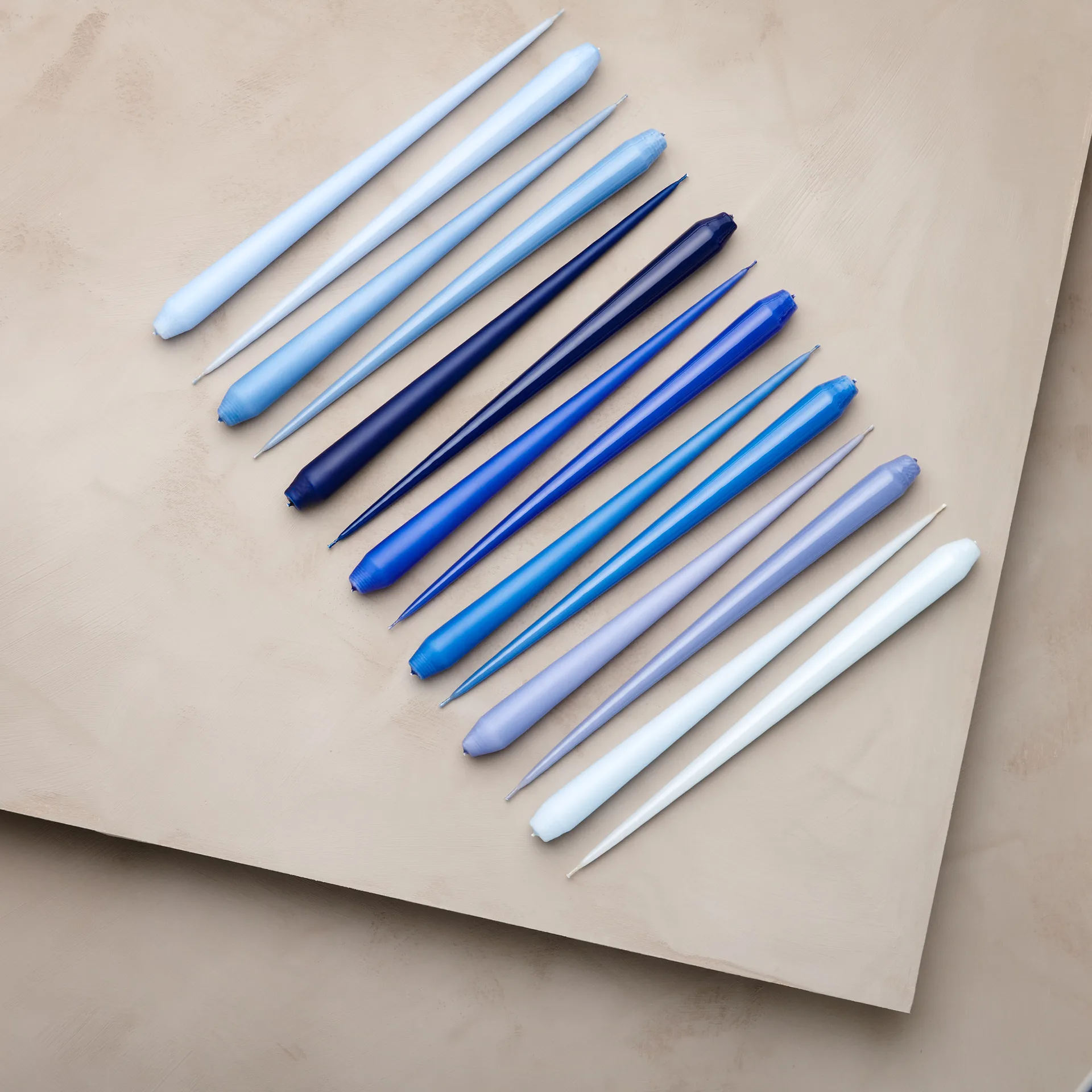 Bougie ester & erik Lot de 4 laquée, icy lavender, 32 cm ester & erik