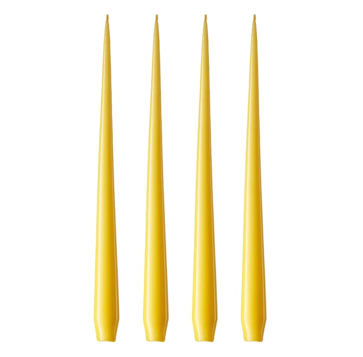 Bougie ester & erik Lot de 4 laquée - Lemon drop 15-0, 32 cm - Ester & erik