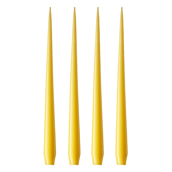 Bougie ester & erik Lot de 4 laquée - Lemon drop 15-0, 42 cm - Ester & erik