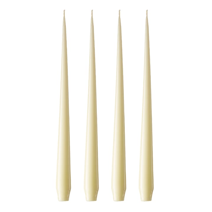 Bougie ester & erik Lot de 4 laquée - lightyellow 17-0, 42 cm - Ester & erik