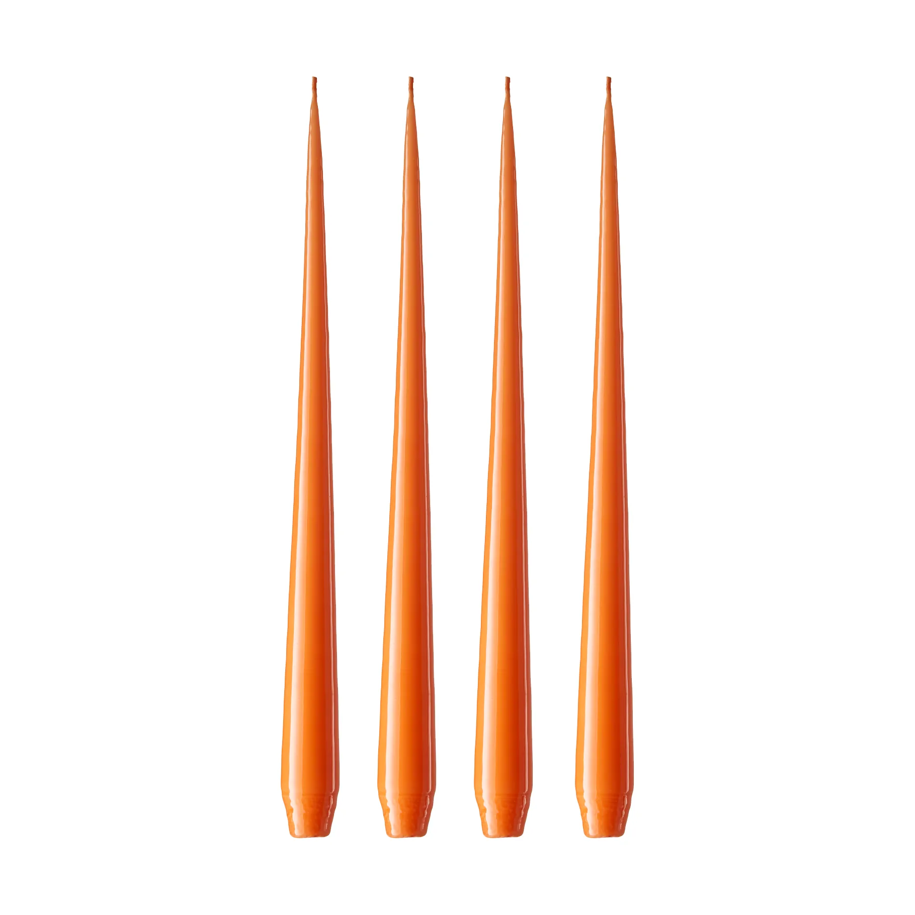 Bougie ester & erik Lot de 4 laquée, Mild orange 16, 42 cm ester & erik