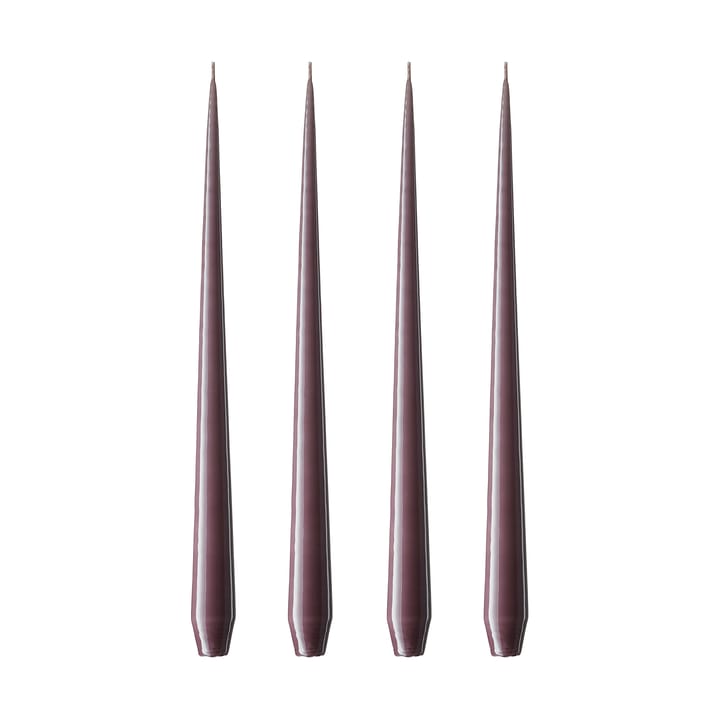 Bougie ester & erik Lot de 4 laquée - muted mauve, 32 cm - Ester & erik