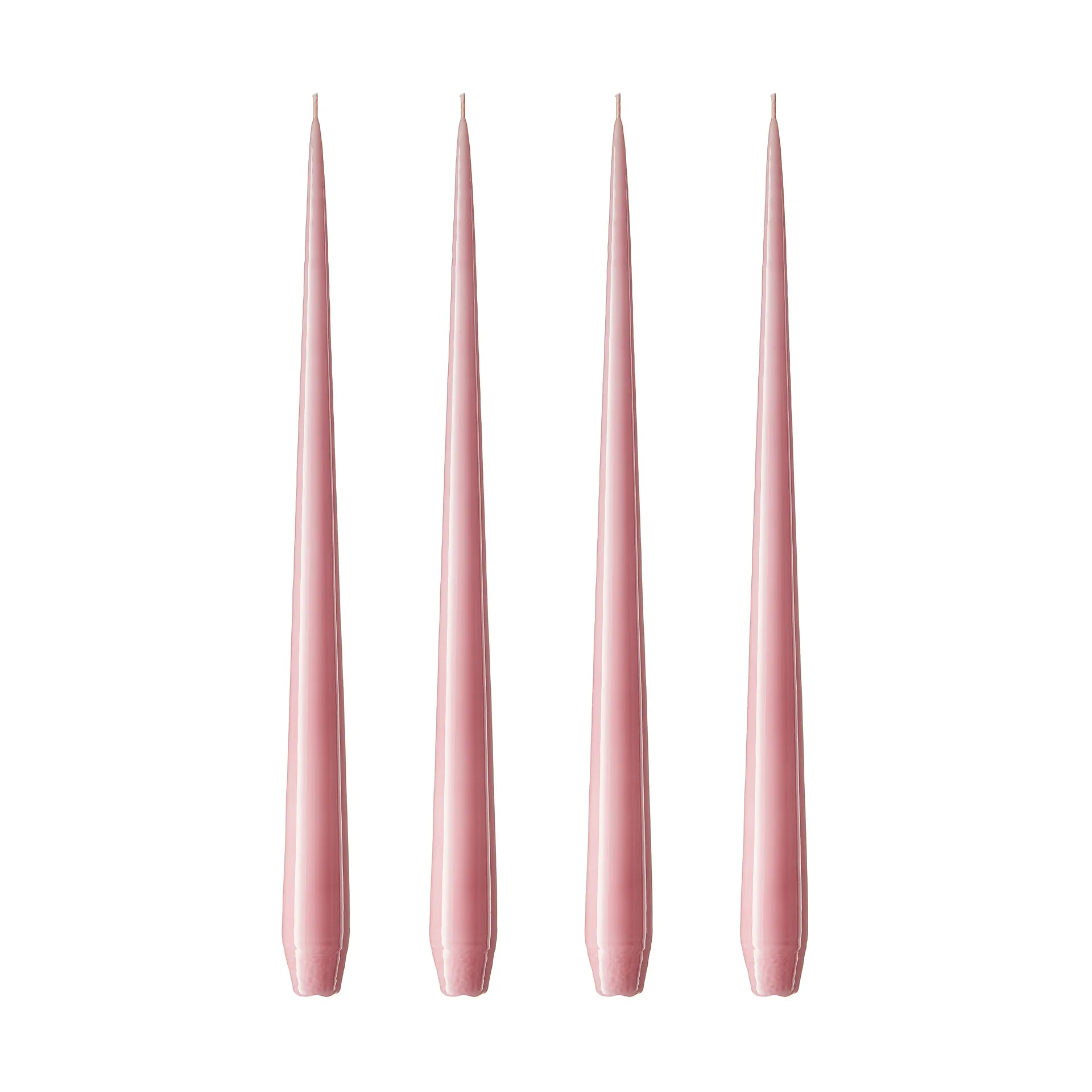 Bougie ester & erik Lot de 4 laquée, old rose, 32 cm ester & erik
