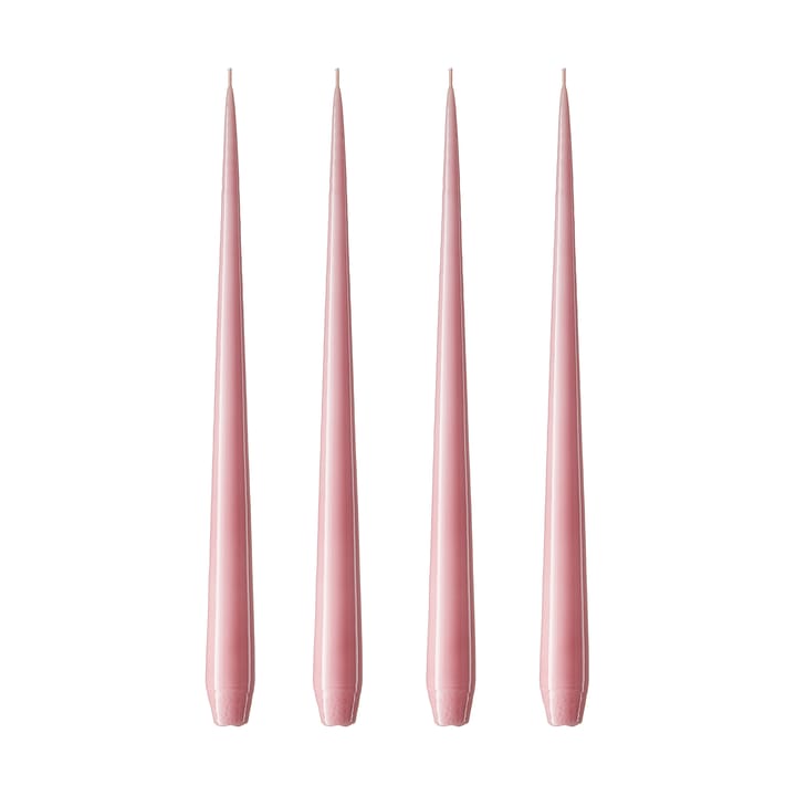 Bougie ester & erik Lot de 4 laquée - old rose, 32 cm - Ester & erik