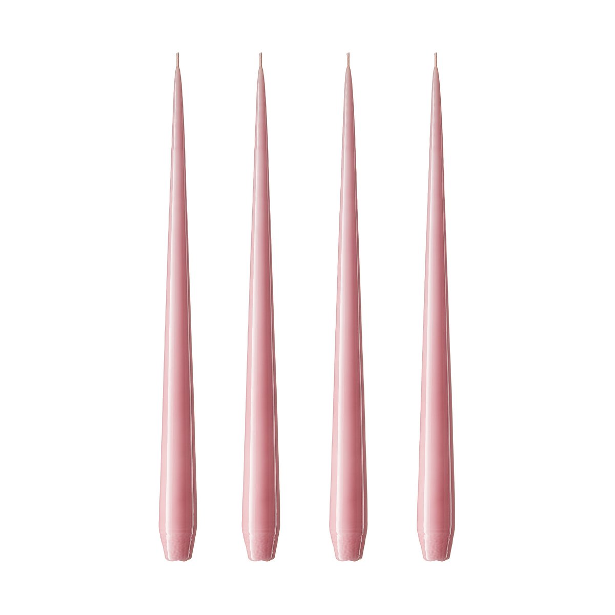 ester & erik Bougie ester & erik Lot de 4 laquée old rose, 32 cm