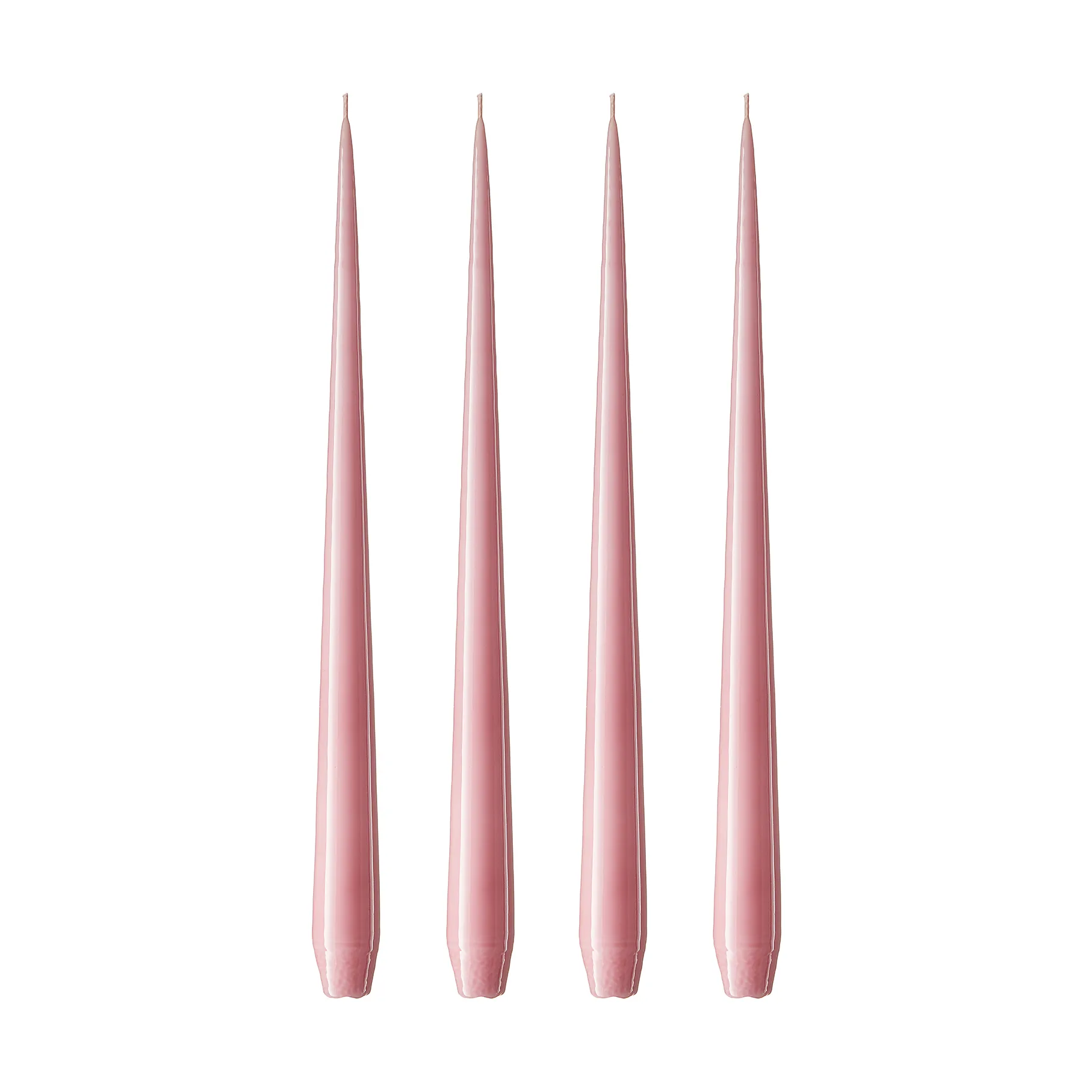 Bougie ester & erik Lot de 4 laquée, old rose, 42 cm ester & erik