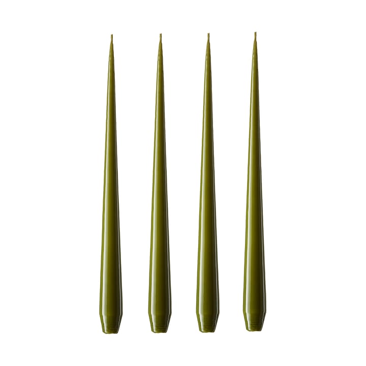 Bougie ester & erik Lot de 4 laquée - olive glow, 32 cm - Ester & erik