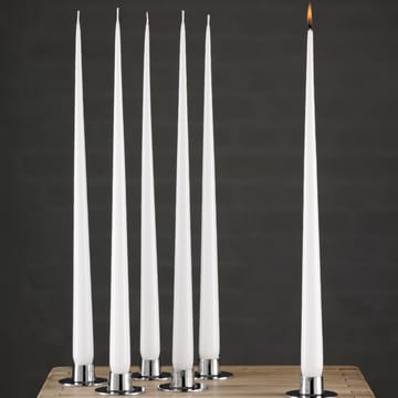 Bougie ester & erik Lot de 4 laquée - pure white, 32 cm - ester & erik