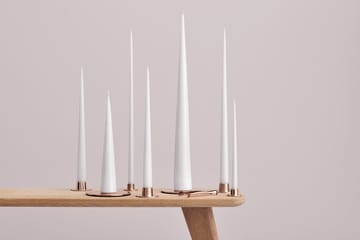 Bougie ester & erik Lot de 4 laquée - pure white, 32 cm - ester & erik