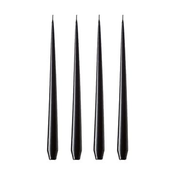 Bougie ester & erik Lot de 4 laquée - raw black, 42 cm - ester & erik