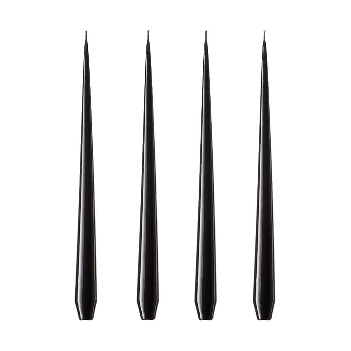 Bougie ester & erik Lot de 4 laquée - raw black, 42 cm - Ester & erik