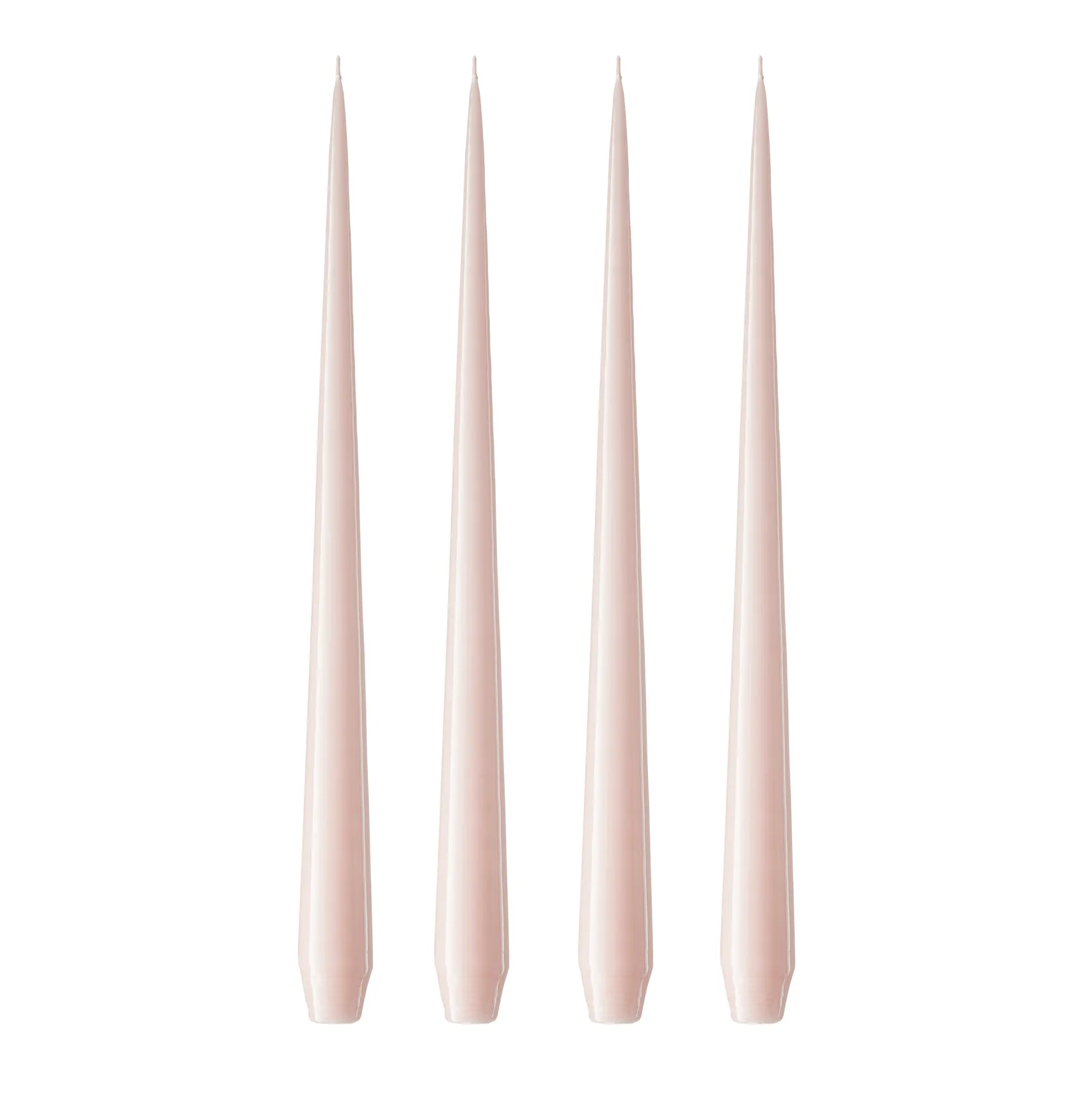Bougie ester & erik Lot de 4 laquée, Rosewater 51-0, 32 cm ester & erik