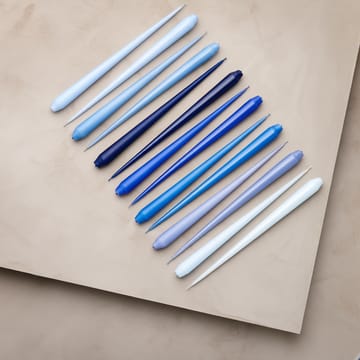 Bougie ester & erik Lot de 4 laquée - royal navy, 32 cm - ester & erik