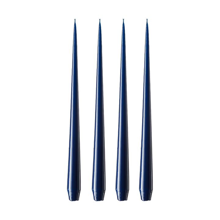 Bougie ester & erik Lot de 4 laquée - royal navy, 42 cm - Ester & erik