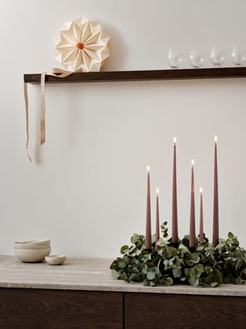Bougie ester & erik Lot de 4 laquée - Winter rose 84, 32 cm - ester & erik