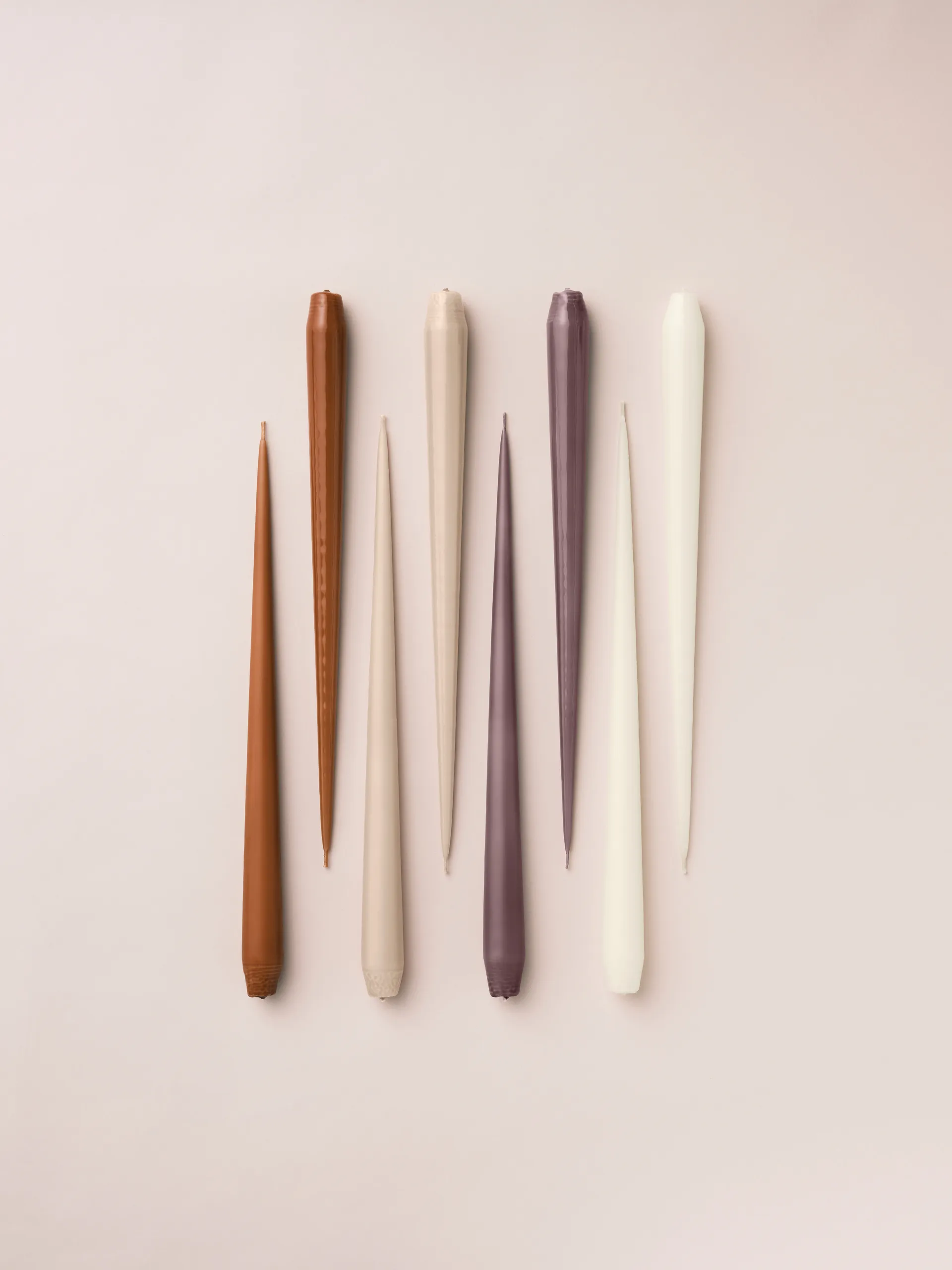 Bougie ester & erik Lot de 4 laquée, Winter rose 84, 42 cm ester & erik