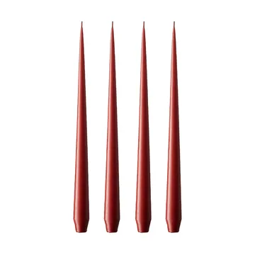 Bougie ester & erik Lot de 4 mat - aged rust, 32 cm - ester & erik