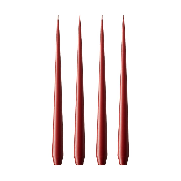 Bougie ester & erik Lot de 4 mat - aged rust, 32 cm - Ester & erik