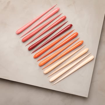 Bougie ester & erik Lot de 4 mat - aged rust, 32 cm - ester & erik
