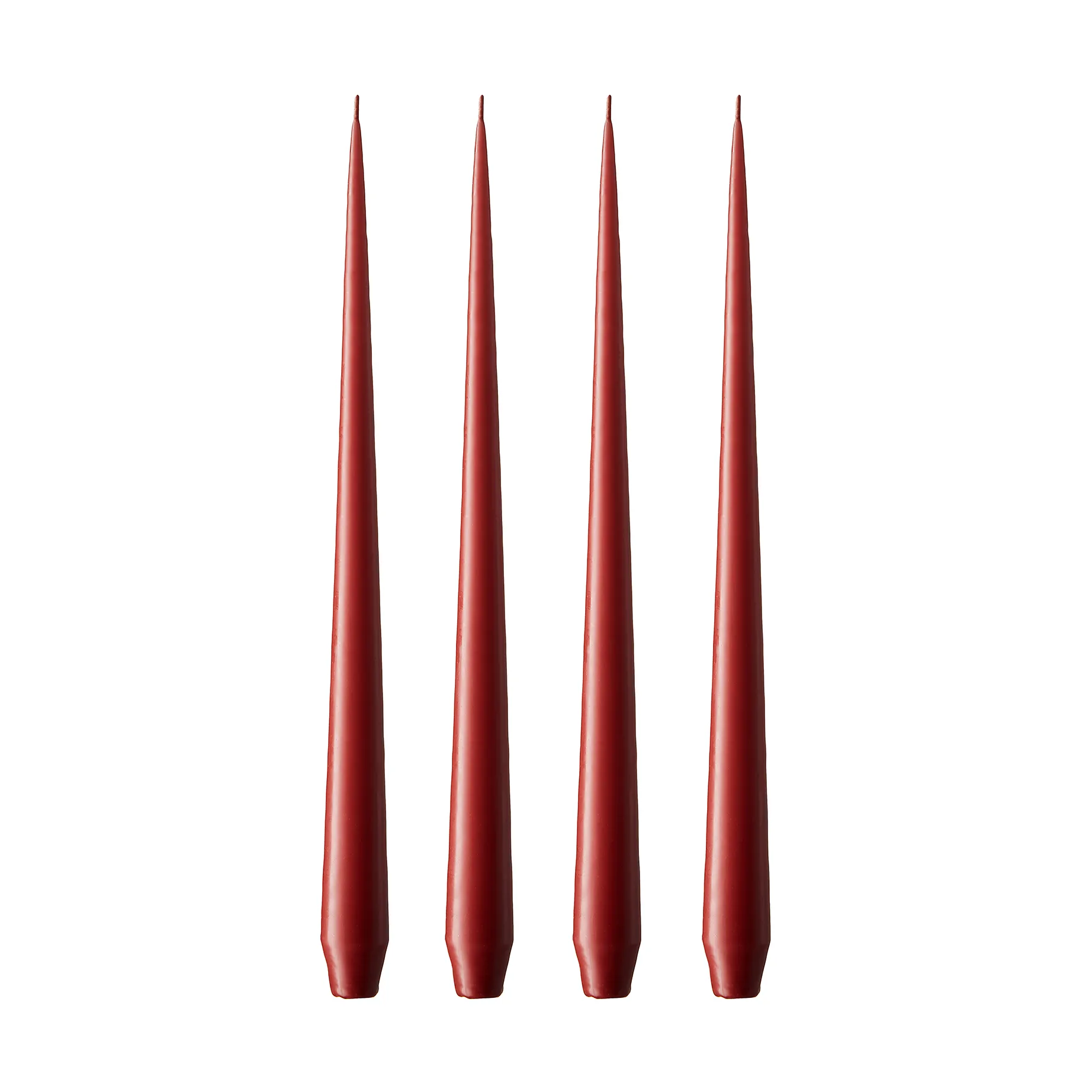 Bougie ester & erik Lot de 4 mat, aged rust, 42 cm ester & erik