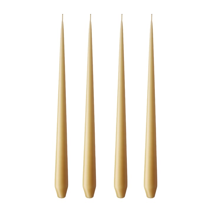 Bougie ester & erik Lot de 4 mat - beige 14/2, 42 cm - Ester & erik