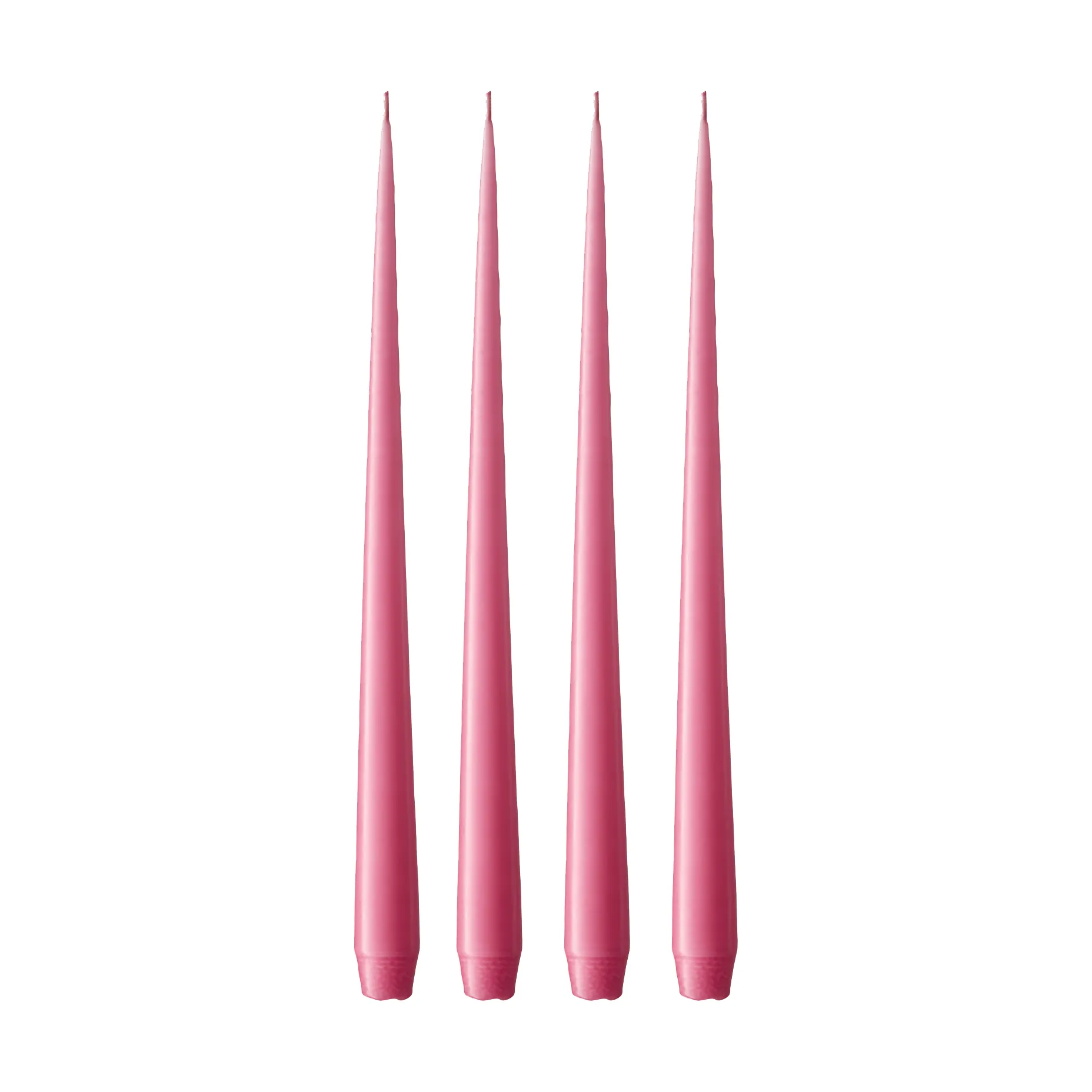 Bougie ester & erik Lot de 4 mat, Clear pink 41, 32 cm ester & erik