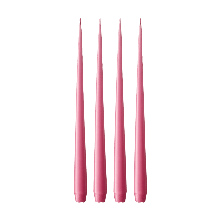 Bougie ester & erik Lot de 4 mat - Clear pink 41, 42 cm - Ester & erik