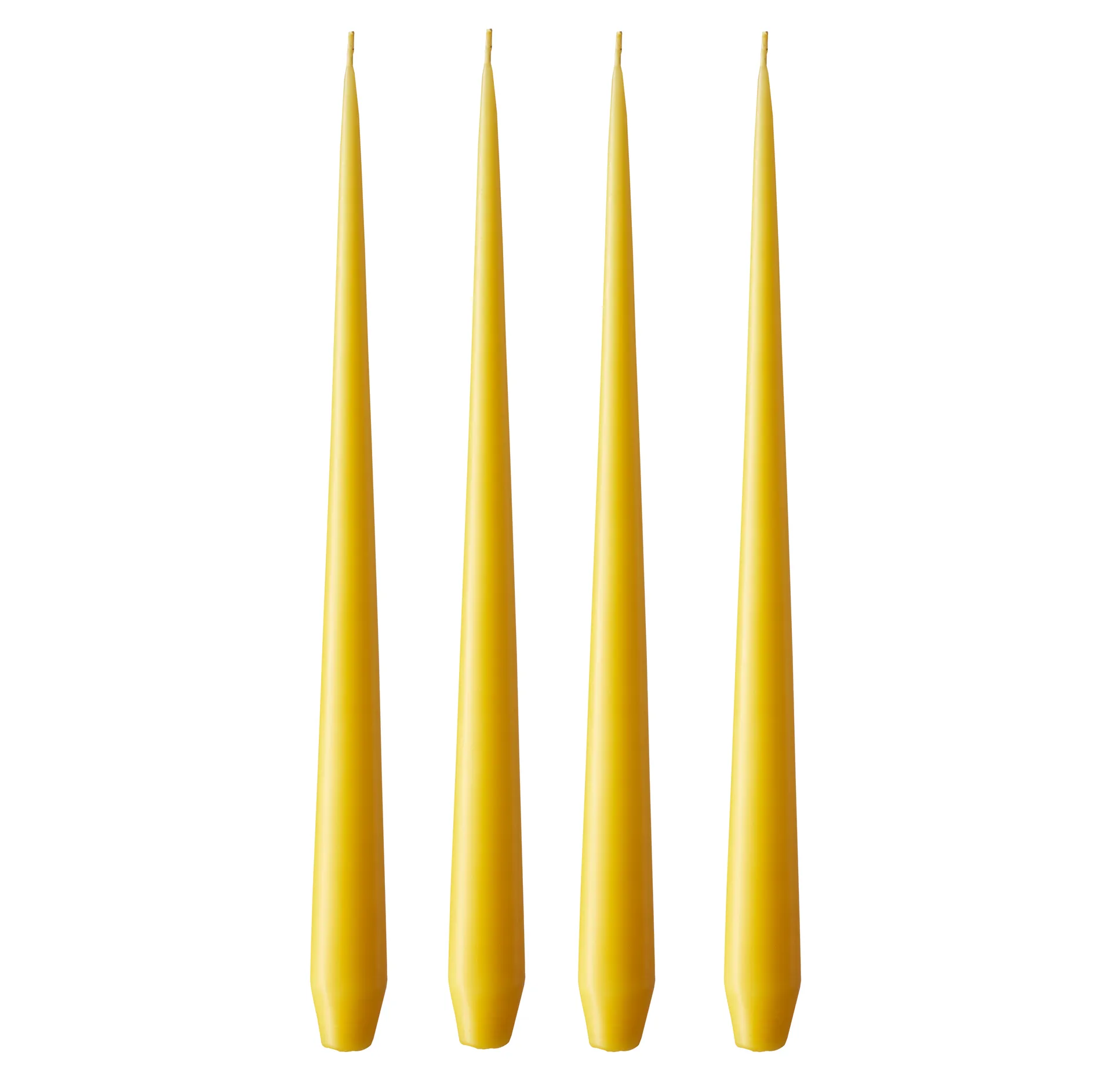 Bougie ester & erik Lot de 4 mat, dark Lemon drop 15/2, 32 cm ester & erik