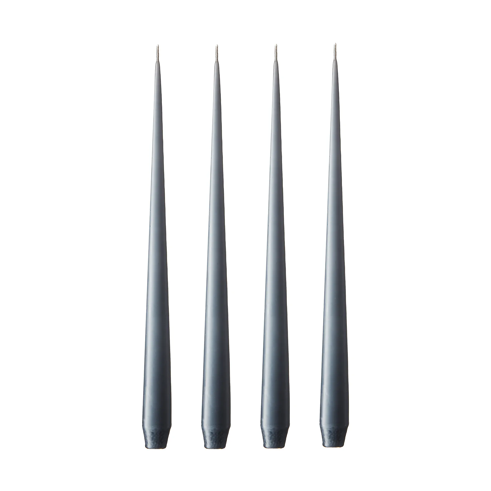 Bougie ester & erik Lot de 4 mat, dark slate, 32 cm ester & erik