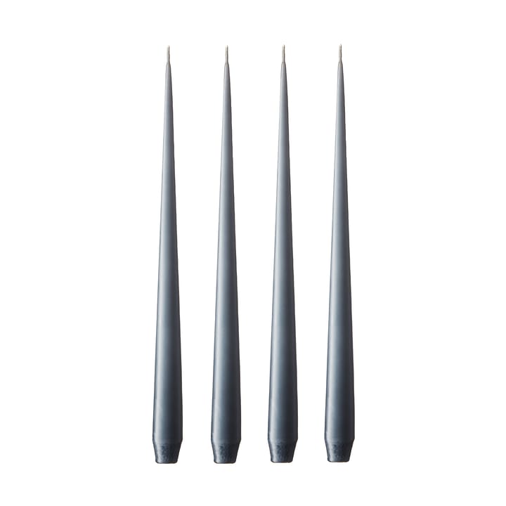 Bougie ester & erik Lot de 4 mat - dark slate, 42 cm - Ester & erik
