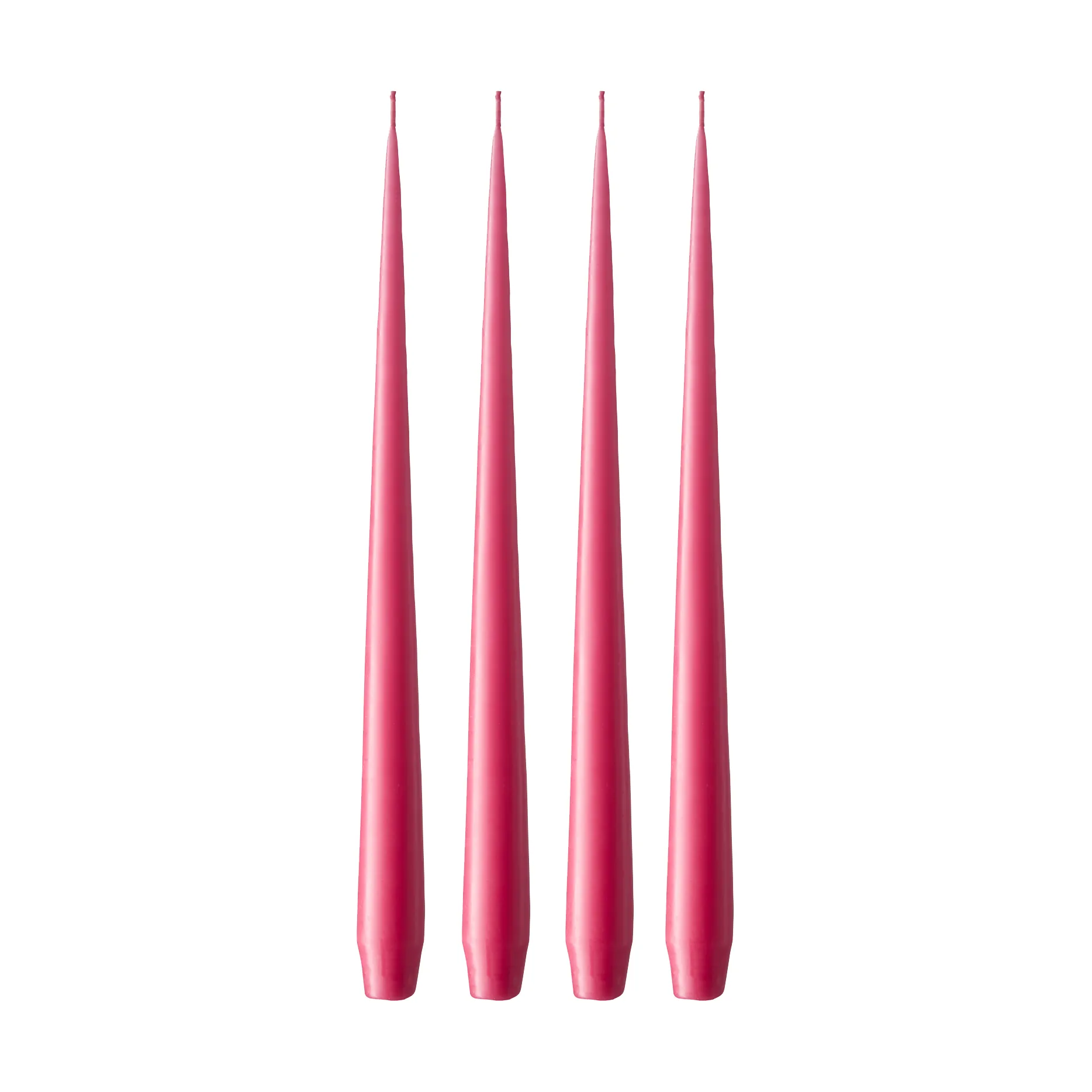 Bougie ester & erik Lot de 4 mat, Deep pink 41/2, 32 cm ester & erik