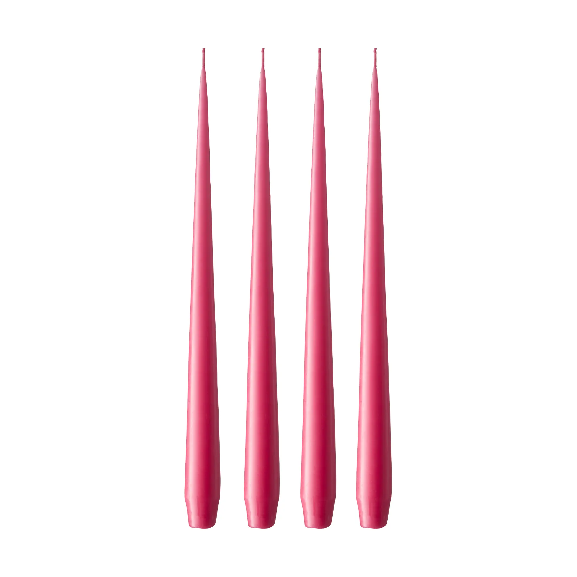 Bougie ester & erik Lot de 4 mat, Deep pink 41/2, 42 cm ester & erik