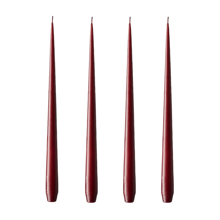Bougie ester & erik Lot de 4 mat - Deep wine, 32 cm - Ester & erik