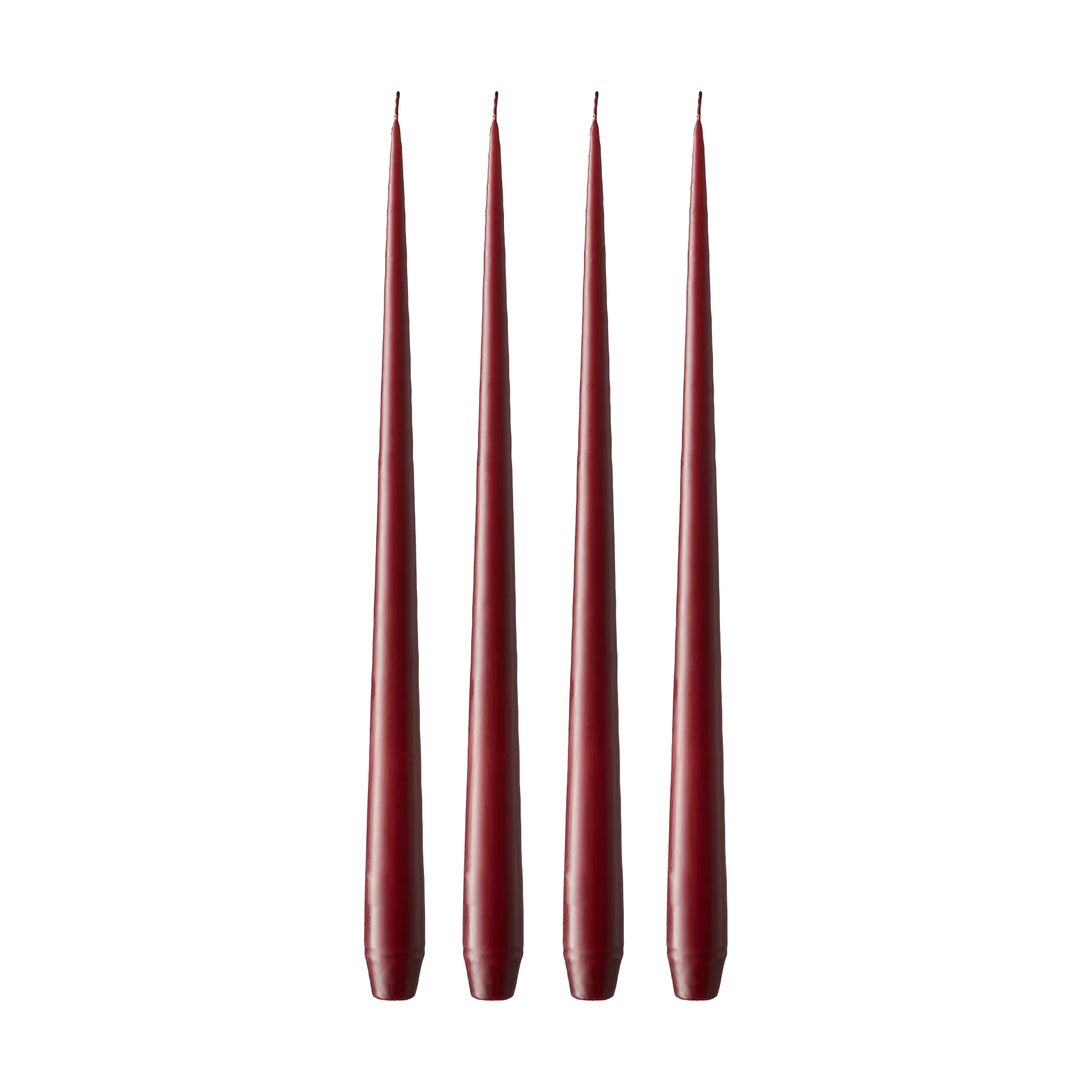 Bougie ester & erik Lot de 4 mat, Deep wine 44/2, 42 cm ester & erik