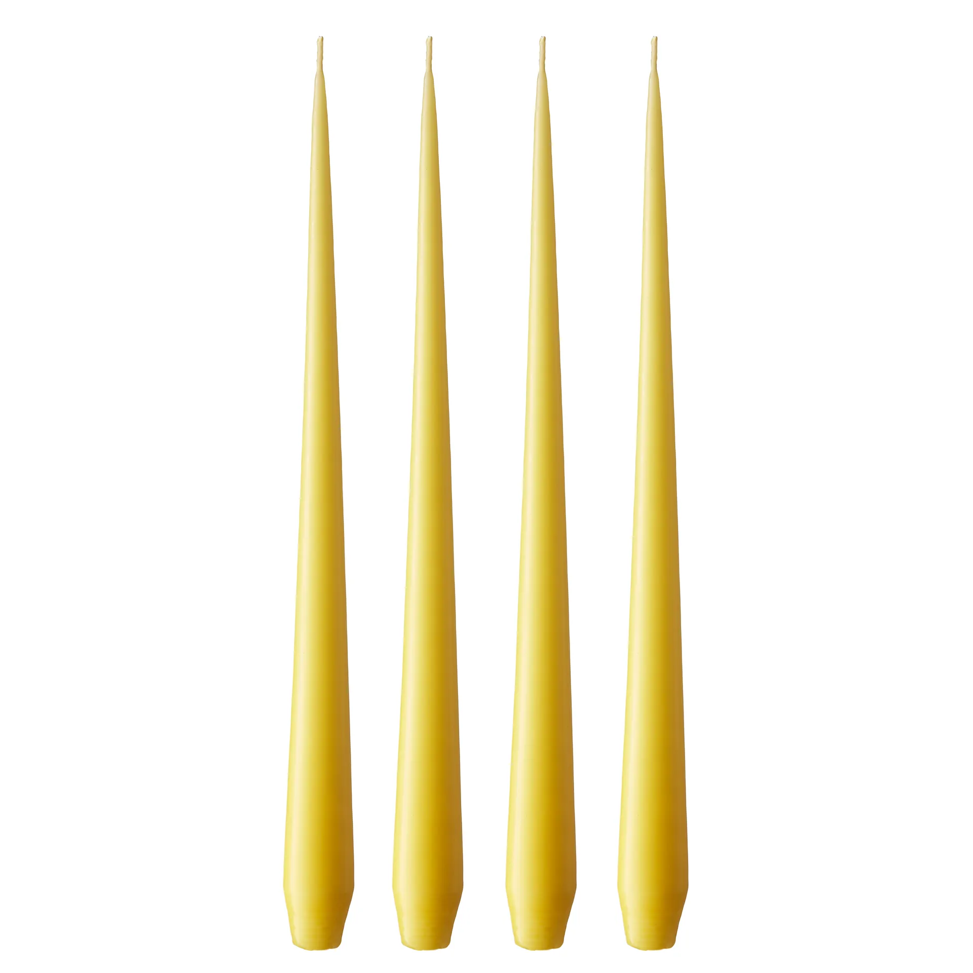Bougie ester & erik Lot de 4 mat, Lemon drop 15, 42 cm ester & erik