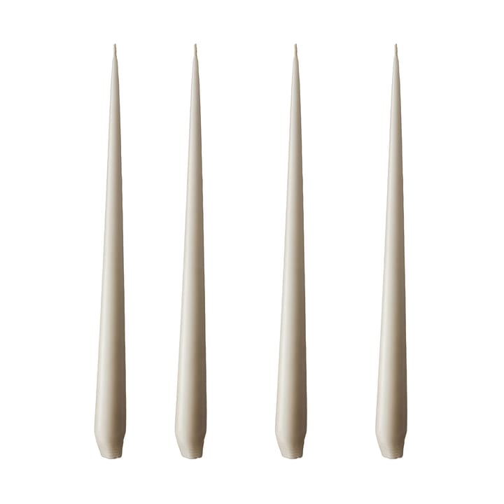 Bougie ester & erik Lot de 4 mat - linen grey, 32 cm - Ester & erik