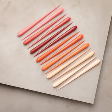 Bougie ester & erik Lot de 4 mat - Melon sorbet 19, 32 cm - ester & erik