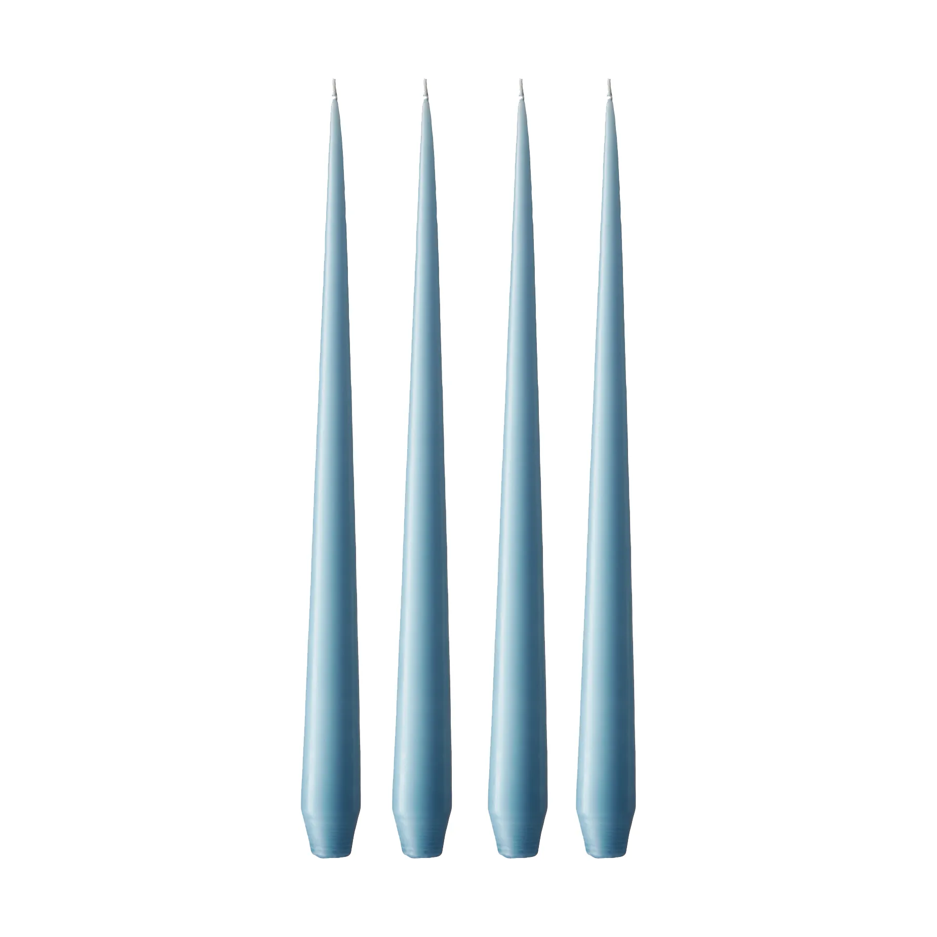 Bougie ester & erik Lot de 4 mat, Moon blue 37, 32 cm ester & erik