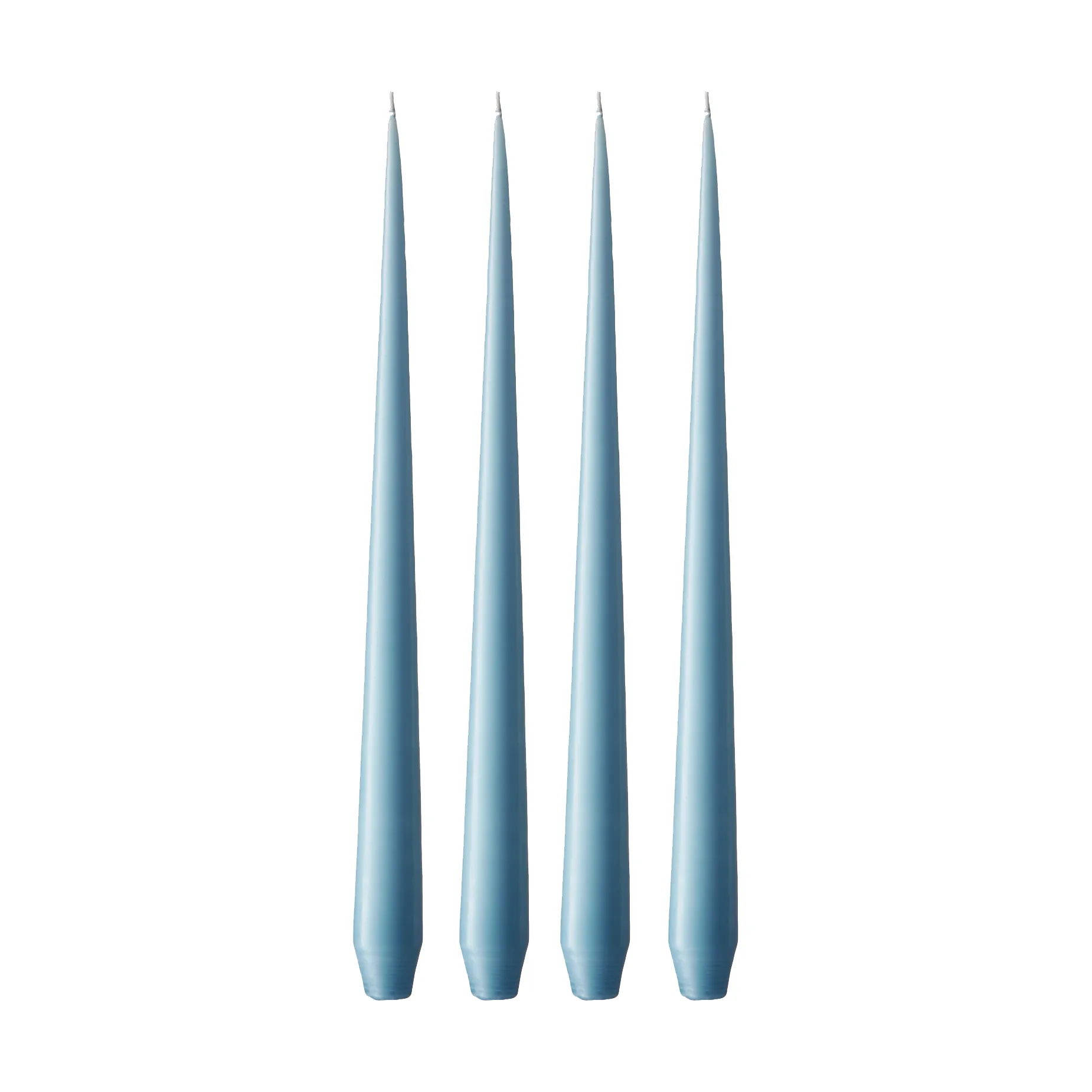 Bougie ester & erik Lot de 4 mat, Moon blue 37, 42 cm ester & erik