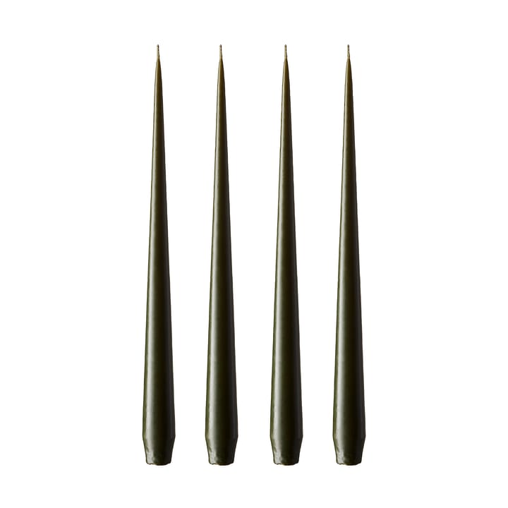 Bougie ester & erik Lot de 4 mat - mörk deep forest, 32 cm - Ester & erik