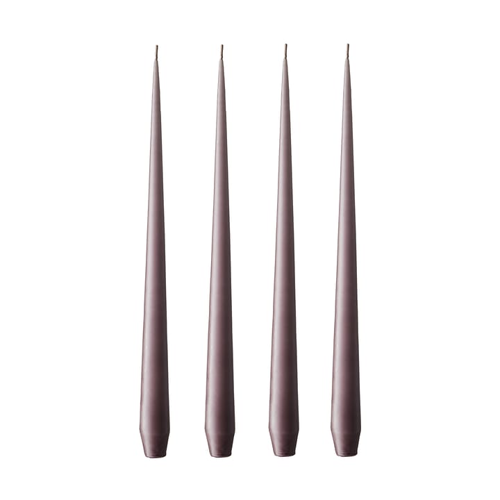 Bougie ester & erik Lot de 4 mat - muted mauve, 42 cm - Ester & erik