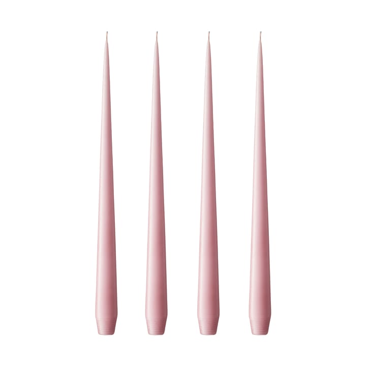 Bougie ester & erik Lot de 4 mat - old rose, 32 cm - Ester & erik