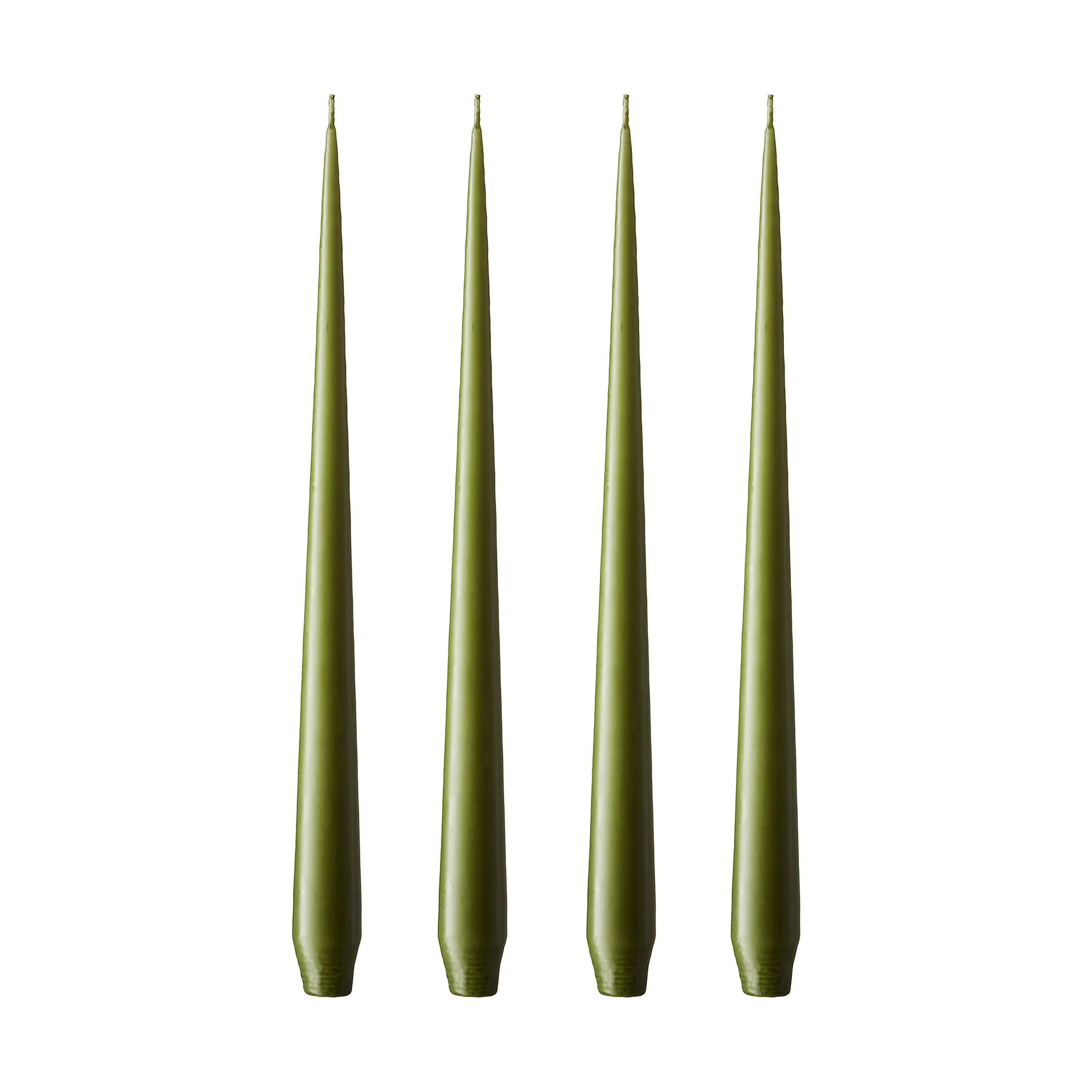 Bougie ester & erik Lot de 4 mat, olive glow, 32 cm ester & erik