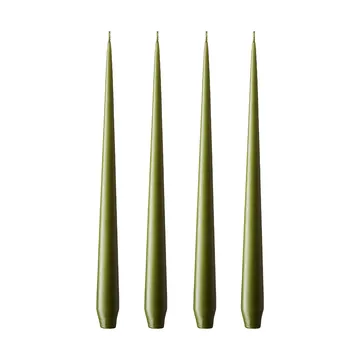 Bougie ester & erik Lot de 4 mat - olive glow, 32 cm - ester & erik