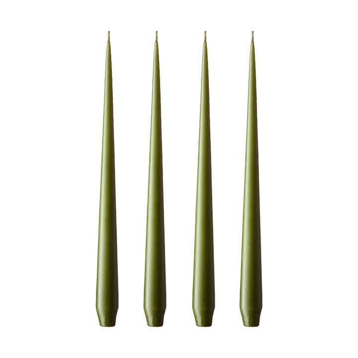 Bougie ester & erik Lot de 4 mat - olive glow, 32 cm - Ester & erik