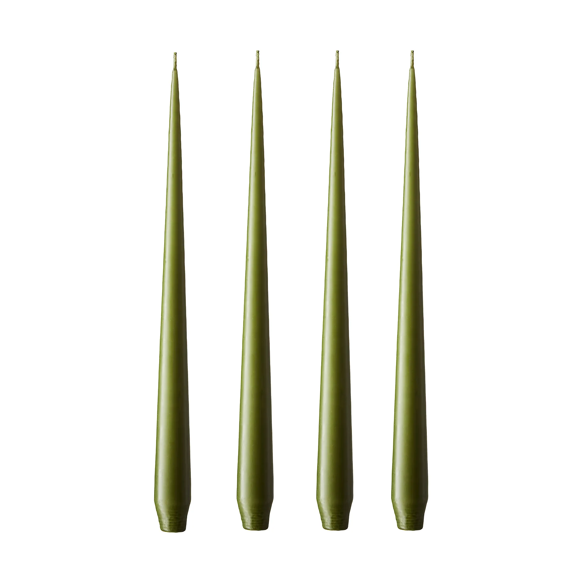 Bougie ester & erik Lot de 4 mat, olive glow, 42 cm ester & erik