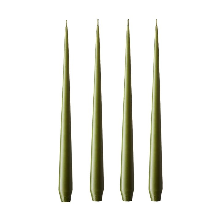 Bougie ester & erik Lot de 4 mat - olive glow, 42 cm - Ester & erik
